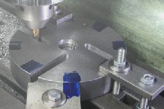 milling machine, machining setup