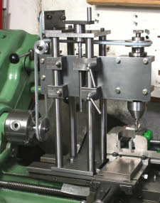 Lathe mounted milling head
