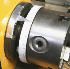 Dividing, on the lathe 