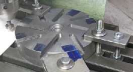 milling machine, machining setup