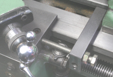 Lathe Saddle Stop, reversed