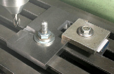 milling machine, machining setup